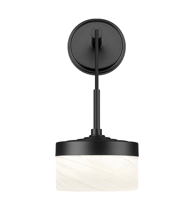 Renaud 1 Light 6.75" Wall Sconce in Matte Black