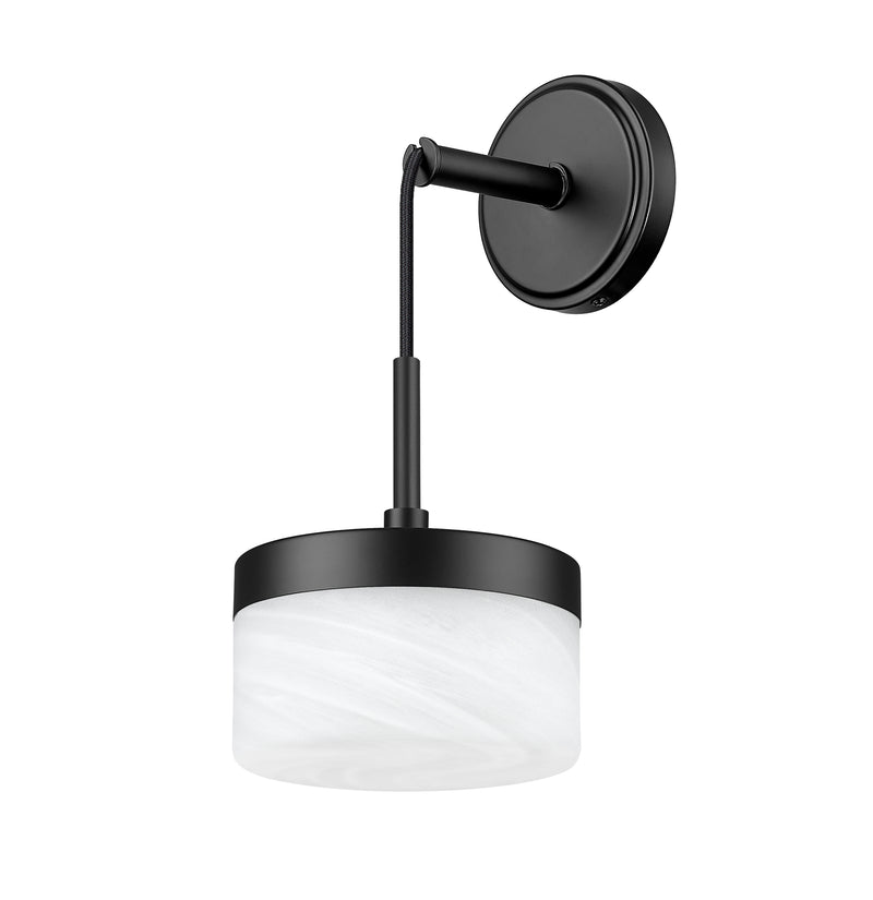 Renaud 1 Light 6.75" Wall Sconce in Matte Black