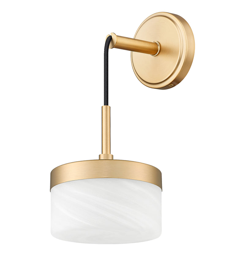 Renaud 1 Light 6.75" Wall Sconce in Modern Gold