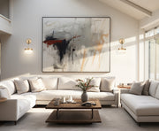 Renaud 1 Light 6.75" Wall Sconce in Modern Gold in a room setting