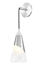 Aimie 1 Light 6" Wall Sconce in Brushed Nickel