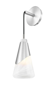 Aimie 1 Light 6" Wall Sconce in Brushed Nickel
