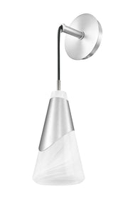Aimie 1 Light 6" Wall Sconce in Brushed Nickel