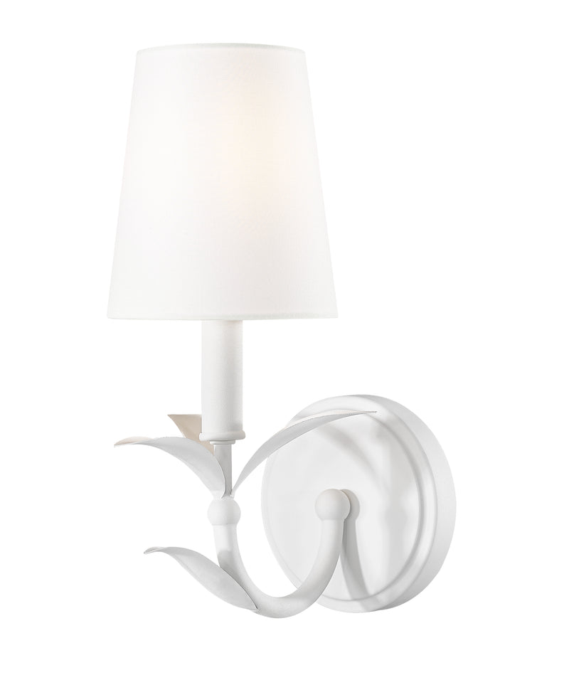 Aslin 1 Light 5" Wall Sconce in Textured White