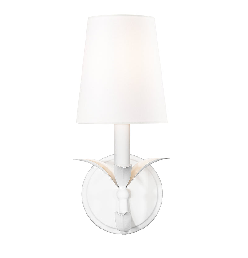 Aslin 1 Light 5" Wall Sconce in Textured White