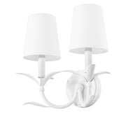 Aslin 2 Light 11.75" Wall Sconce in Textured White
