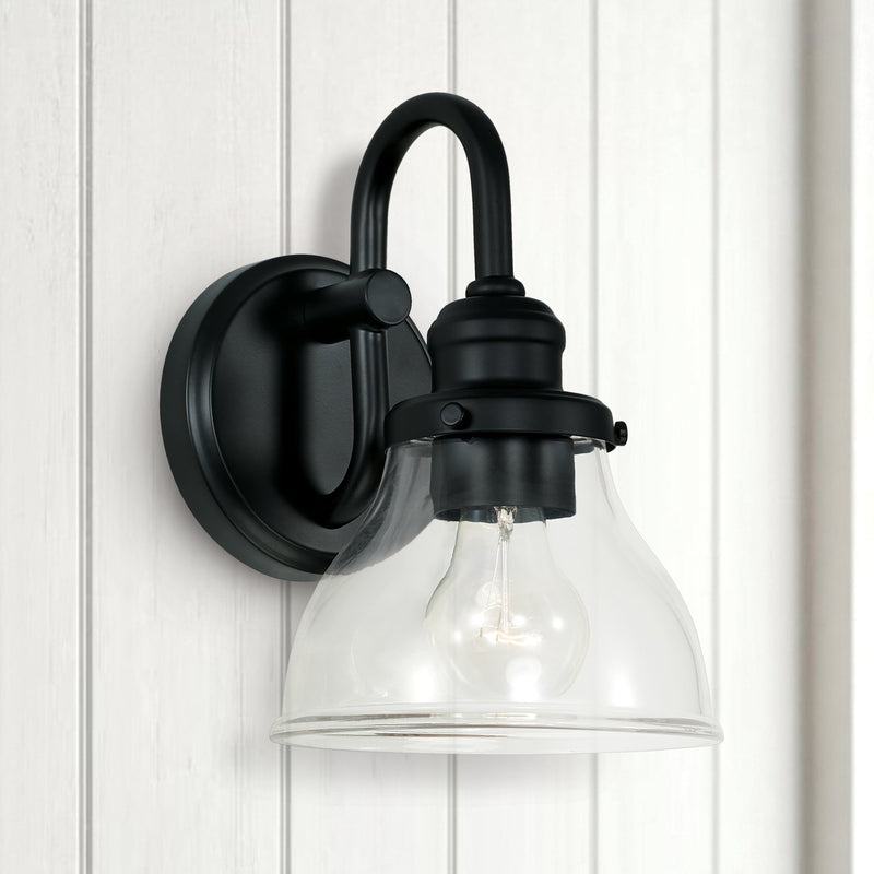 Baxter Wall Sconce in Matte Black