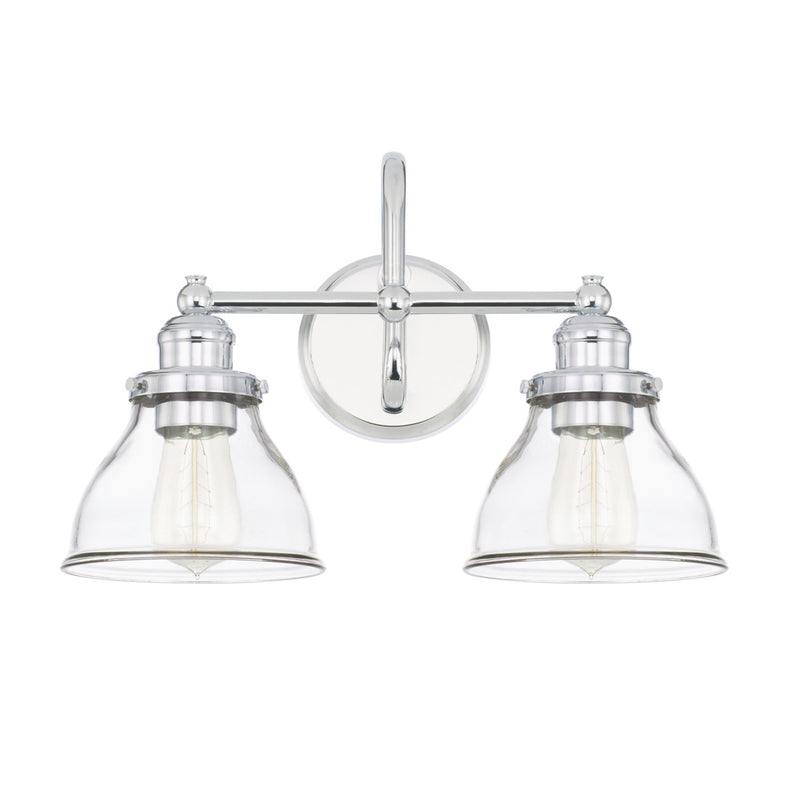 Baxter 2-Light Bath Vanity Light in Chrome