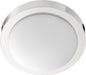 Transitional Ceiling Mount in Polished Nickel