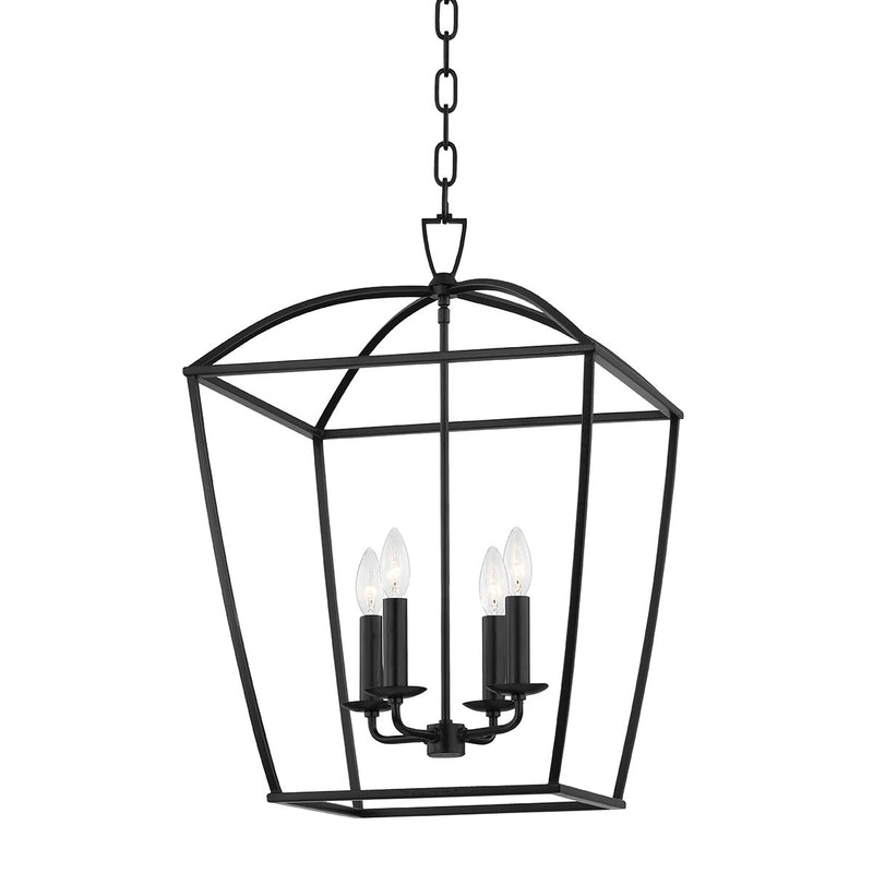 Bryant Large Lantern Pendant in Aged Iron