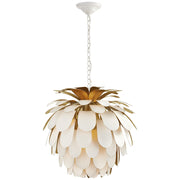 Cynara Medium Pendant in Plaster White