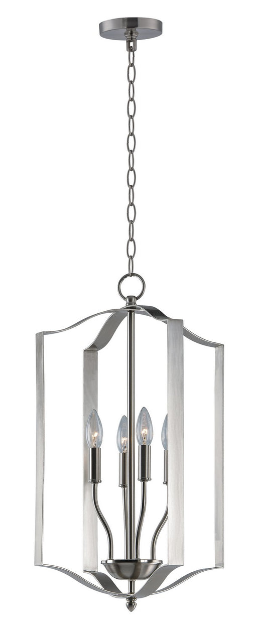 Provident Four Light Chandelier in Satin Nickel