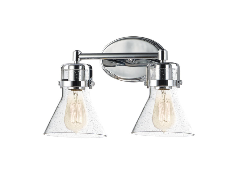 Seafarer Two Light Bath Vanity in Polished Chrome