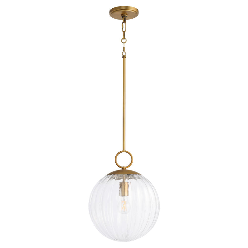 Mavis 12" Pendant in Brushed Brass