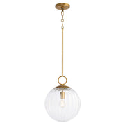 Mavis 12" Pendant in Brushed Brass