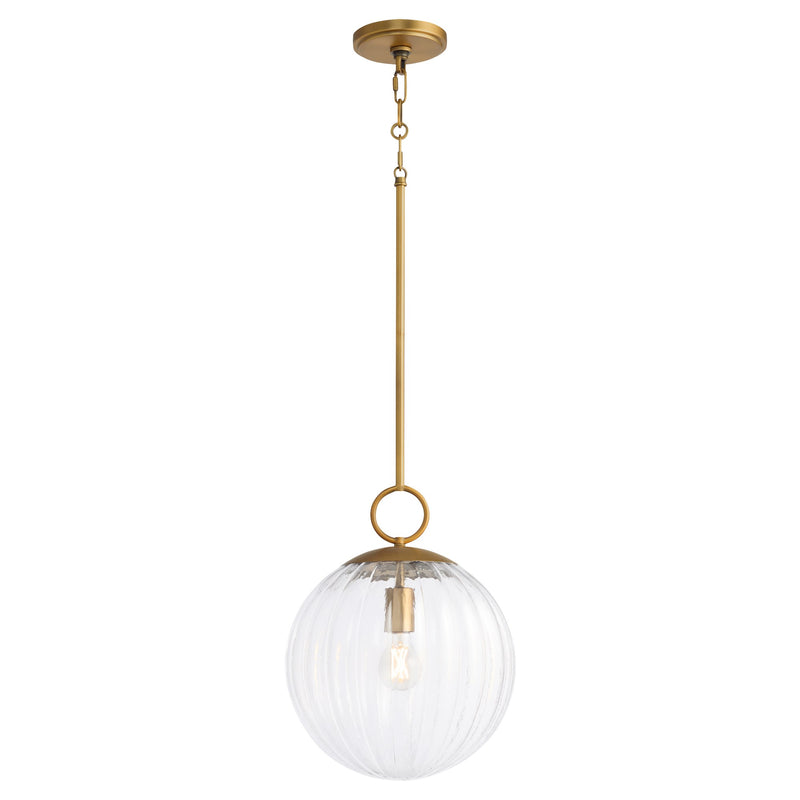 Mavis 12" Pendant in Brushed Brass