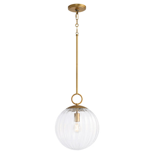 Mavis 12" Pendant in Brushed Brass
