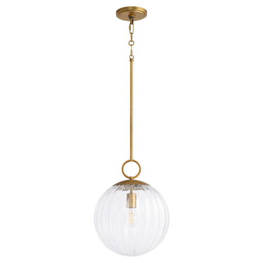 Mavis 12" Pendant in Brushed Brass