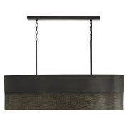 Sana 5-Light Linear Pendant in Grey Iron