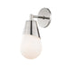 Cora 1 Light Wall Sconce in Polished Nickel
