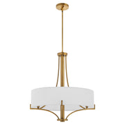 Imperial 4 Light Pendant in Brushed Brass