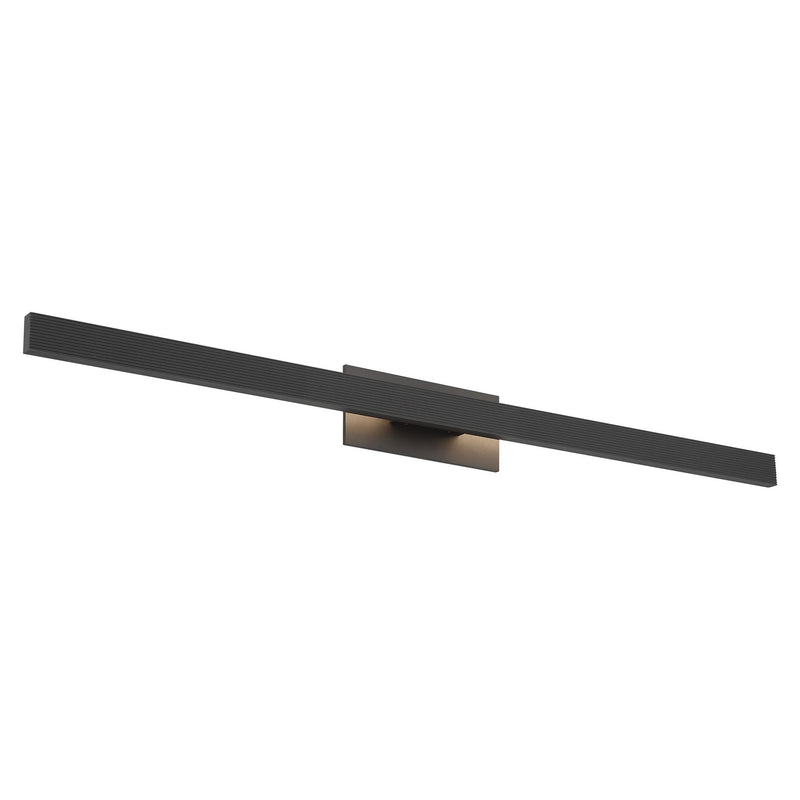 Enso 51" Integrated LED Outdoor Wall Sconce in Textured Black