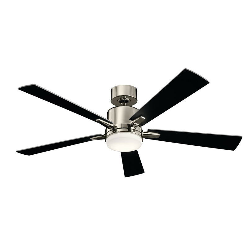 Lucian Elite 52" Ceiling Fan with Light in Polished Nickel