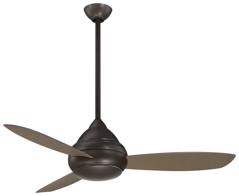 Concept I 52" Outdoor LED Ceiling Fan in Oil Rubbed Bronze / Taupe