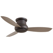 Concept II 52" LED Hugger Ceiling Fan in Oil Rubbed Bronze / Taupe