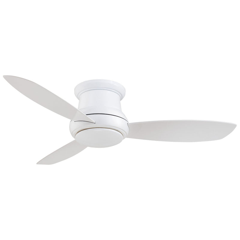 Concept II 52" LED Hugger Ceiling Fan in White