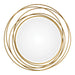 Uttermost's Whirlwind Gold Round Mirror - Lamps Expo