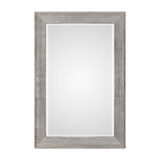 Uttermost's Leiston Metallic Silver Mirror Designed by David Frisch - Lamps Expo