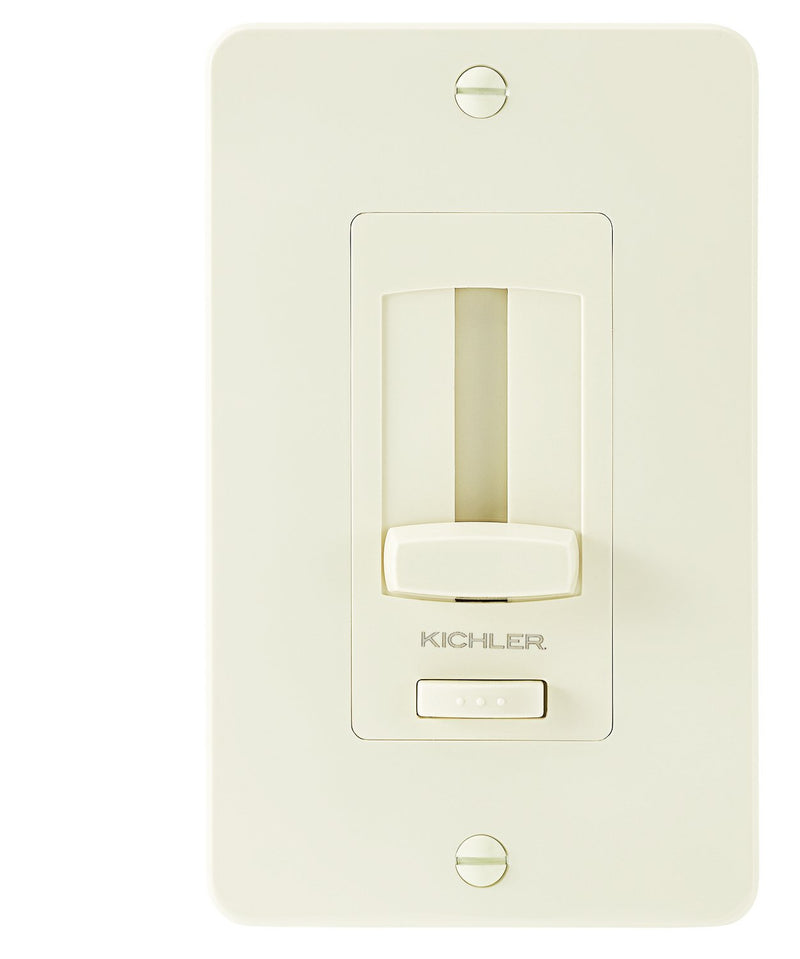 Under Cabinet LED Driver and Dimmer Trim in Almond