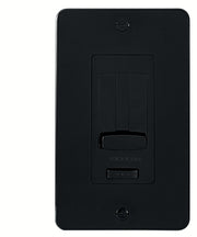 Under Cabinet LED Driver and Dimmer Trim in Black Material (not Painted)