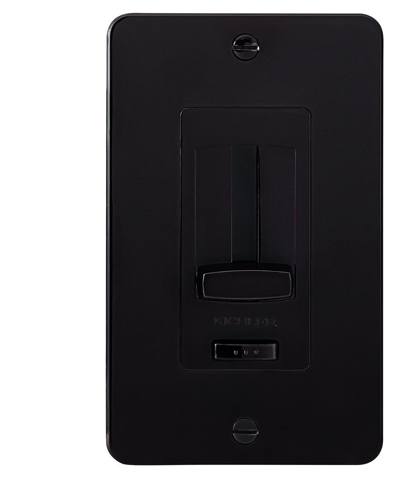 Under Cabinet LED Driver and Dimmer Trim in Brown