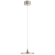Jeno LED Mini Pendant in Brushed Nickel