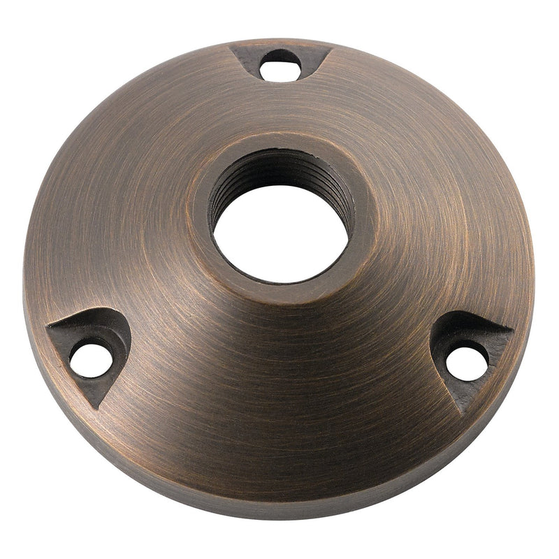 Landscape Fixture Mounting Base in Centennial Brass