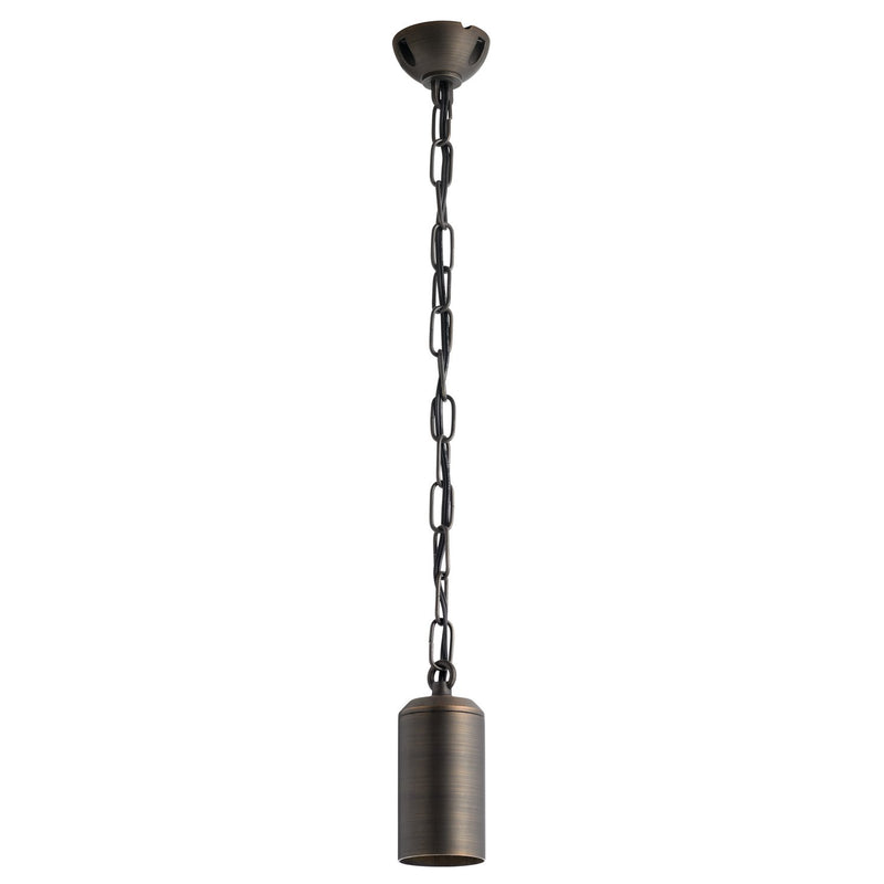 Mini MR16 Outdoor Pendant in Centennial Brass