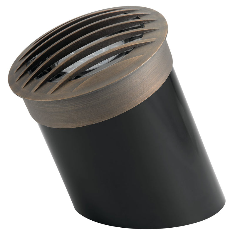 PAR36 Well Light with Rock Guard in Centennial Brass