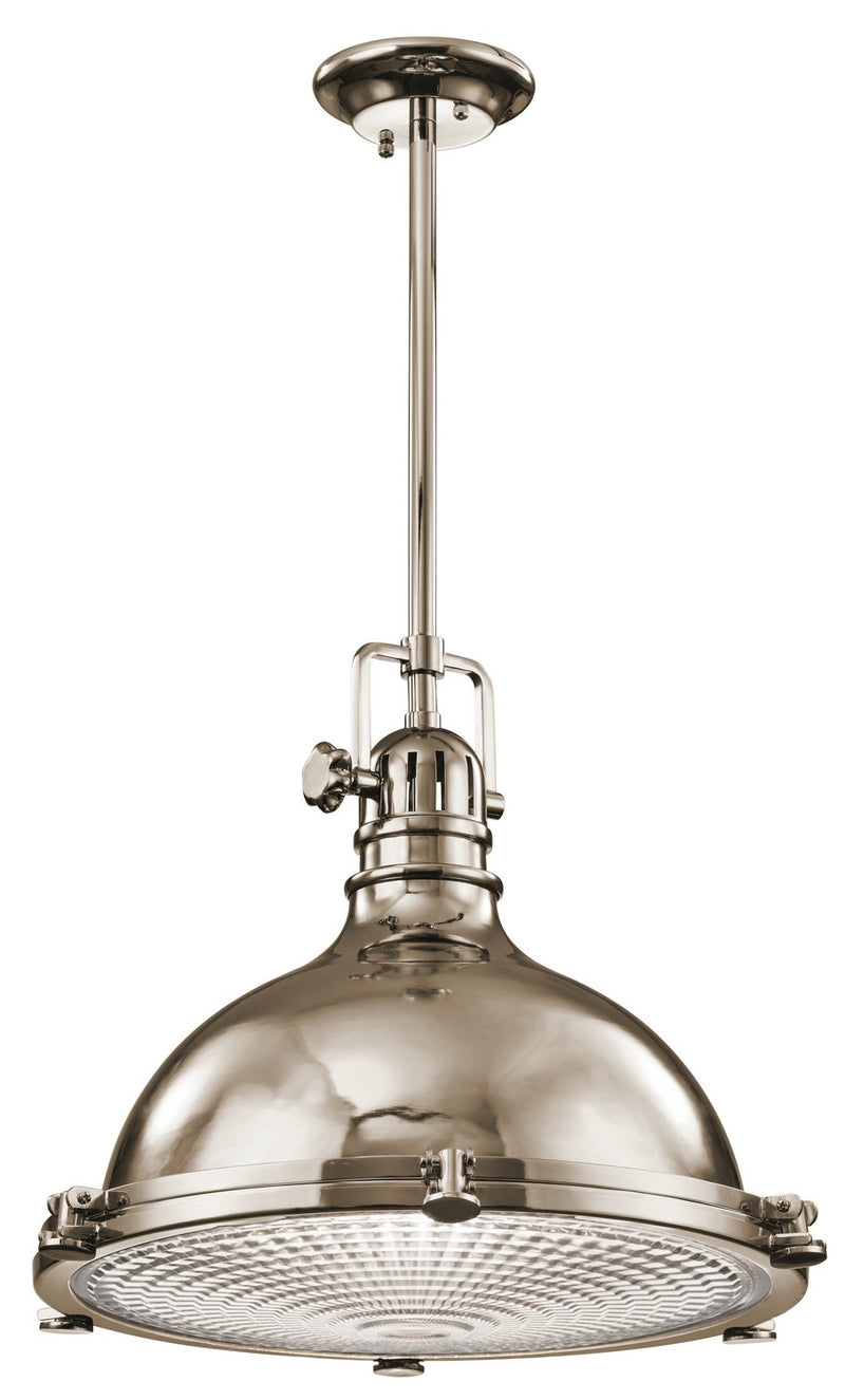 Hatteras Bay 23.75" Pendant in Polished Nickel