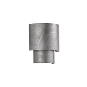 Moray 2-Light Wall Sconce in Black Silver Leaf