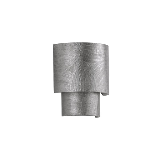 Moray 2-Light Wall Sconce in Black Silver Leaf