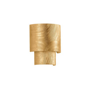 Moray 2-Light Wall Sconce in Vintage Gold Leaf