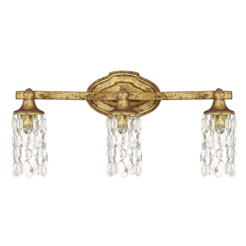 Blakely 3-Light Bath Vanity Light in Antique Gold
