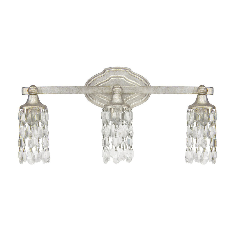 Blakely 3-Light Bath Vanity Light in Antique Silver