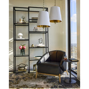 Karnes 15" 3 Light Pendant in Aged Brass