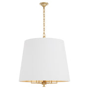 Karnes 26" 6 Light Pendant in Aged Brass
