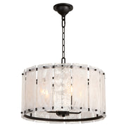 Prestige 4 Light Pendant in Matte Black