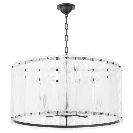 Prestige 8 Light Pendant in Matte Black