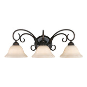 Homestead 3-Light Bath Vanity Light in Rubbed Bronze